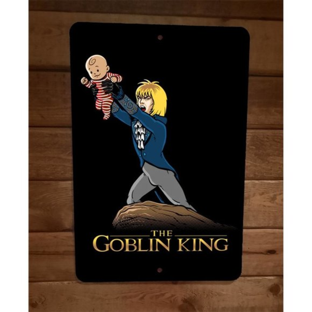 Jareth The Goblin Lion King Labyrinth Movie Parody‎ David Bowie 8x12 Wall Sign